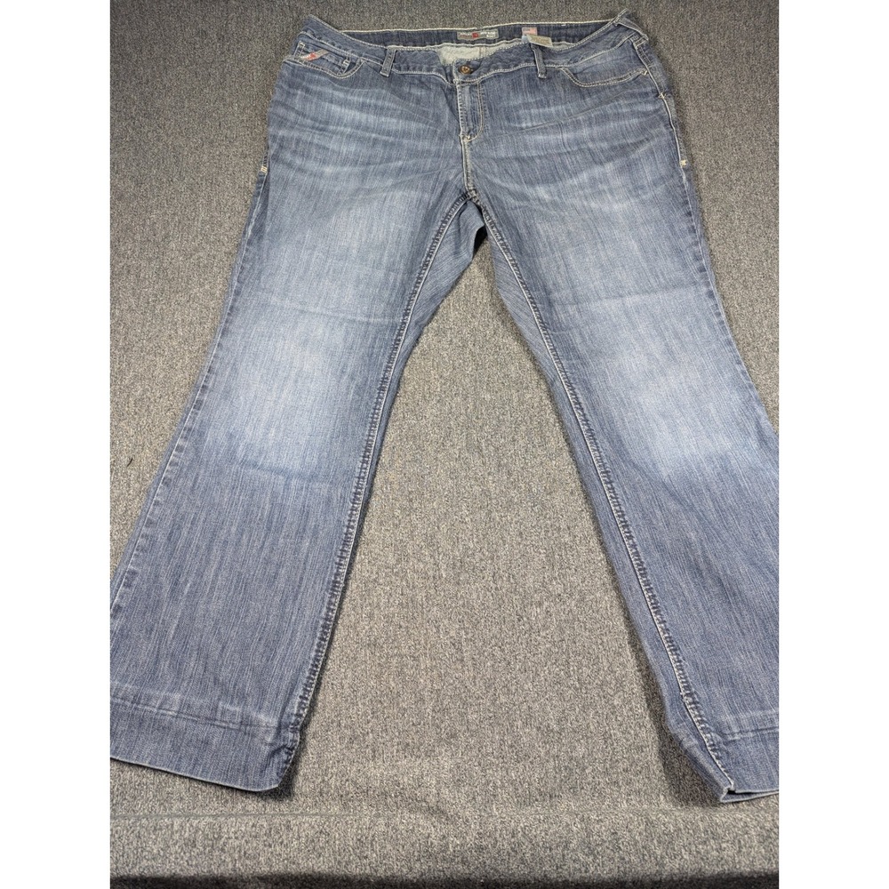 Ariat FR Flame Resistant Mid Rise Bootcut Jeans Blue Denim 22WL